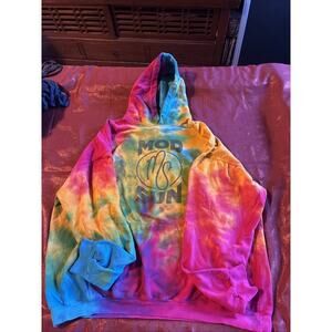 colortone tie dye Mood Sun Hoodie Size L
